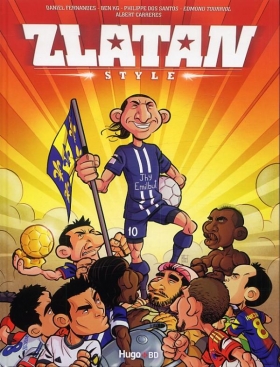 couverture bande dessinée Zlatan style