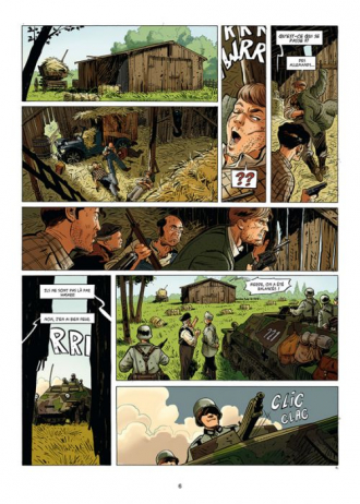 extrait bande-dessinee 1940 - Et si la France avait continué la guerre T3 - La Riposte