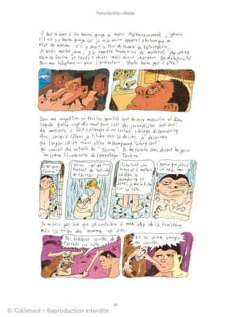 extrait bande-dessinee À bicyclette