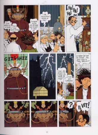 extrait bande-dessinee Le savant fou