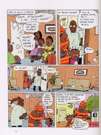 extrait bande-dessinee Super-héros en plâtre