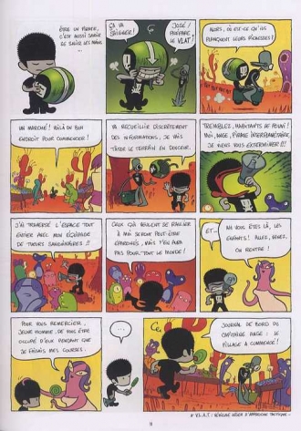 extrait bande-dessinee Le monstre de l'espace