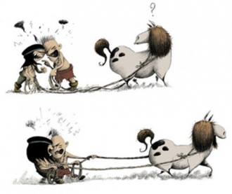 extrait bande-dessinee Duel dans la plaine