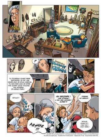 extrait bande-dessinee Arthur et les minimoy T1