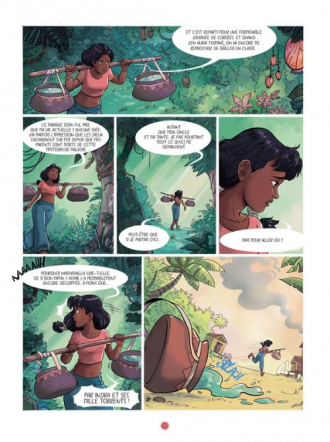 extrait bande-dessinee La légende des cinq pétales