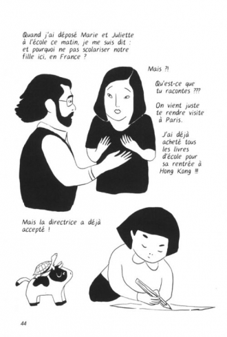 extrait bande-dessinee Jaune à l'extérieur, blanche à l'intérieur