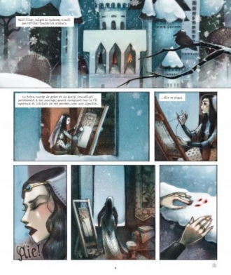 extrait bande-dessinee Blanche Neige