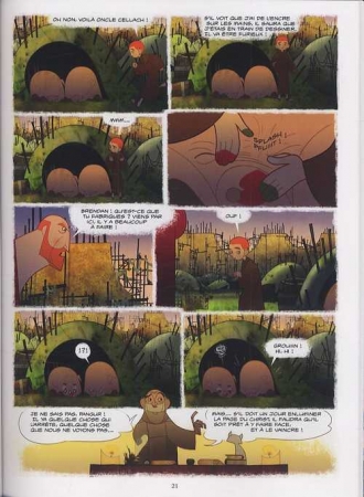 extrait bande-dessinee Brendan et le livre de Kells T2