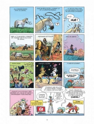 extrait bande-dessinee Le Cheval