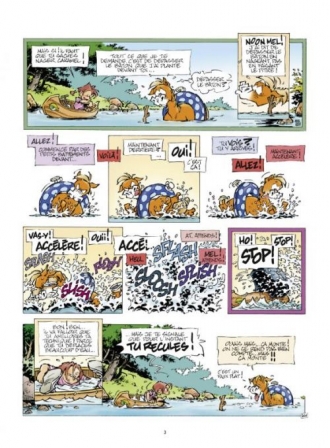 extrait bande-dessinee Caramel se jette à l&#039;eau