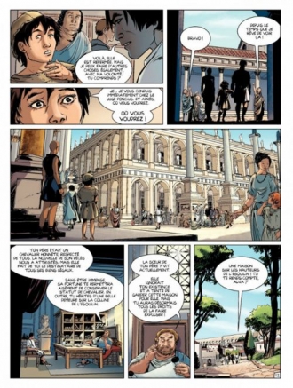 extrait bande-dessinee Le chemin de Rome