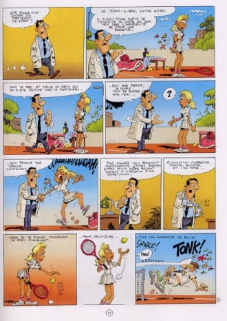 extrait bande-dessinee Les sports de compétition