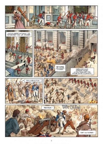 extrait bande-dessinee La Bérézina - Novembre 1812