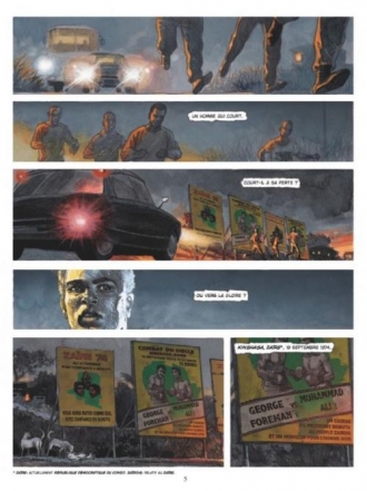 extrait bande-dessinee Chaos debout à Kinshasa