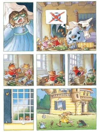 extrait bande-dessinee Château chat