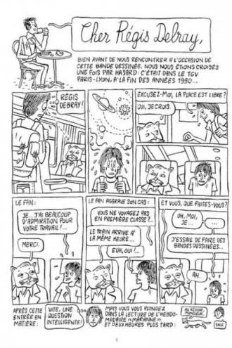 extrait bande-dessinee Cher Régis Debray