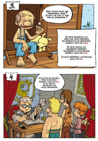 extrait bande-dessinee Chevaliers - La BD dont vous êtes le héros
