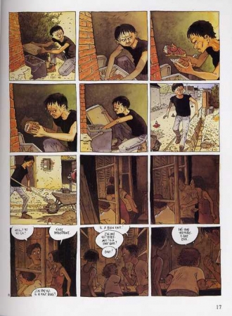 extrait bande-dessinee Chute de vélo