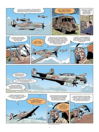 extrait bande-dessinee Cocardes en flammes