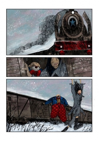 extrait bande-dessinee American clown