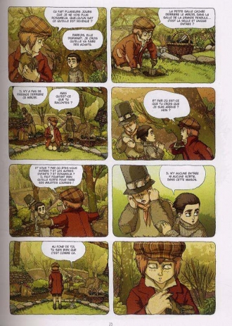 extrait bande-dessinee Le salon