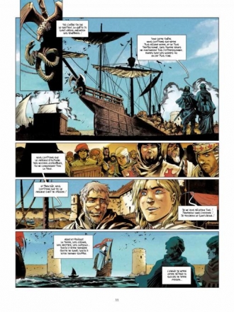 extrait bande-dessinee La fin des templiers
