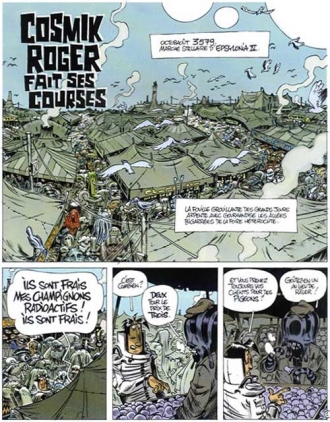 extrait bande-dessinee Les 12 travaux de Cosmik Roger