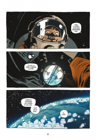 extrait bande-dessinee D'en haut, la Terre est si belle