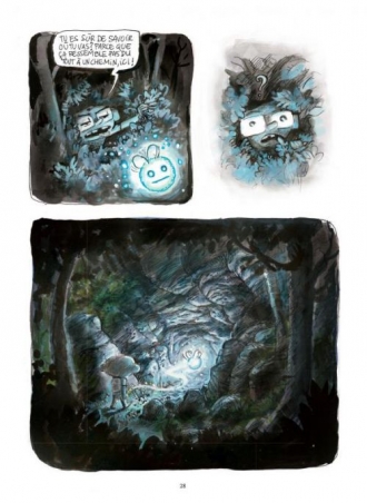 extrait bande-dessinee Dans la forêt sombre et mystérieuse
