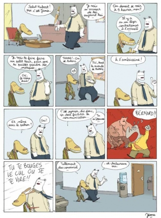 extrait bande-dessinee Dans mon open space