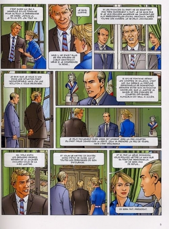 extrait bande-dessinee Le complot politique