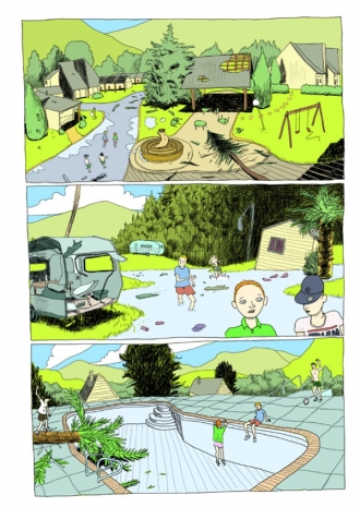 extrait bande-dessinee Desert park