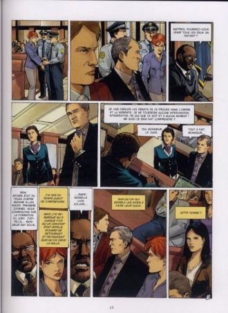 extrait bande-dessinee Le procès