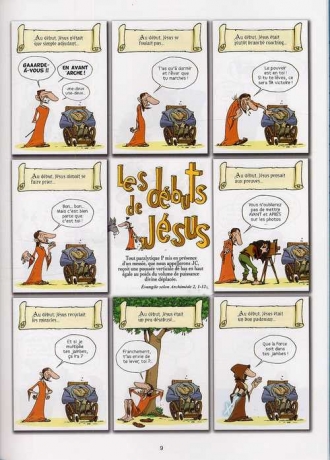 extrait bande-dessinee Les débuts de Jésus