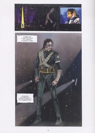 extrait bande-dessinee Fan de... Michaël Jackson
