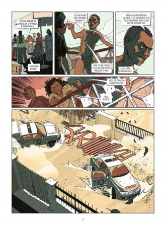 extrait bande-dessinee Fela back to Lagos
