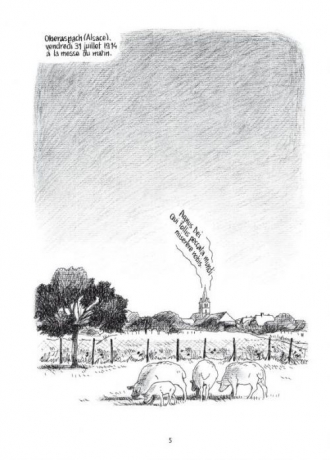 extrait bande-dessinee Le front d'Alsace