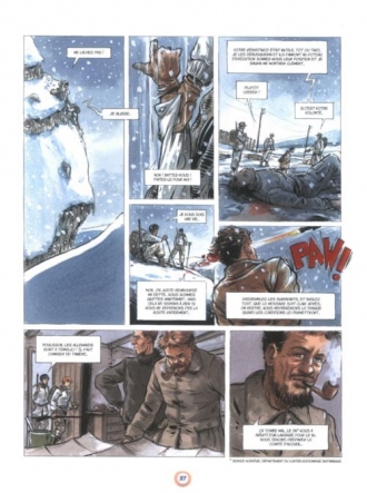 extrait bande-dessinee La bataille de Télémark