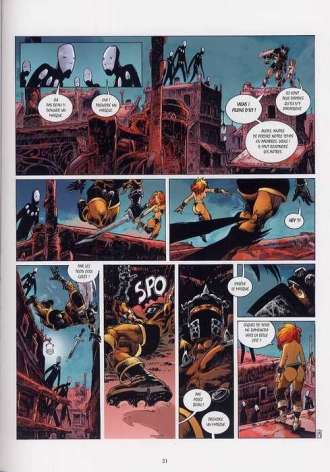 extrait bande-dessinee Un palais, des arbres et des fruits rouge sang