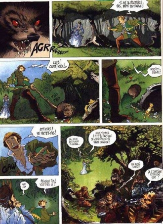 extrait bande-dessinee La belle et les bêtes
