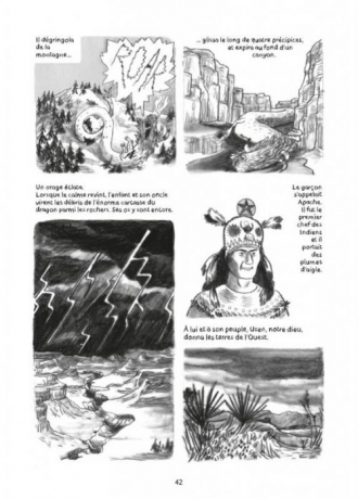 extrait bande-dessinee Géronimo, mémoires d'un résistant apache