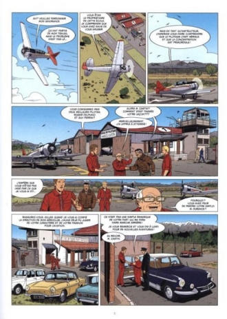 extrait bande-dessinee Le bombardier blanc