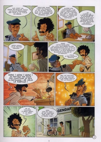 extrait bande-dessinee Halal, Police d'état T1