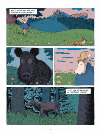 extrait bande-dessinee La forêt