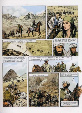 extrait bande-dessinee Le piège Afghan