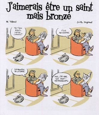 extrait bande-dessinee J'aimerais être un saint, mais bronzé