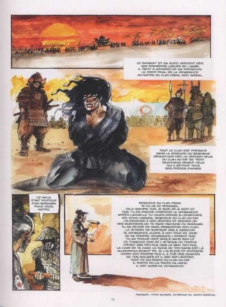 extrait bande-dessinee Katana, l'âme du guerrier