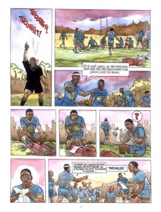 extrait bande-dessinee Kinshasa Rugby Club
