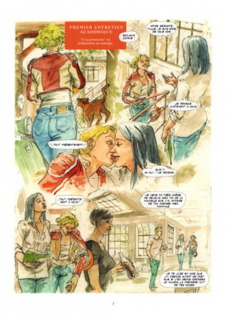 extrait bande-dessinee L' Académie des Dames