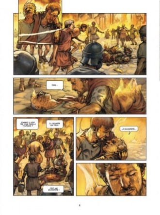 extrait bande-dessinee Naissance dans le brasier